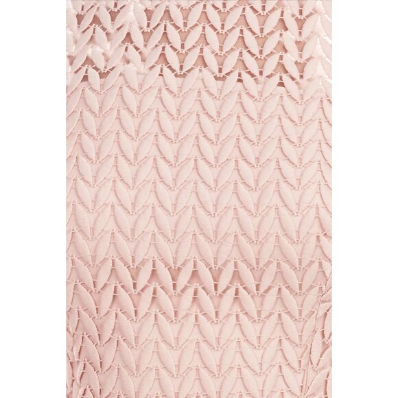 Kay Unger New York Size 10 Lace Overlay Dress Blush Pink Polyester Blend NWT - Picture 6 of 16